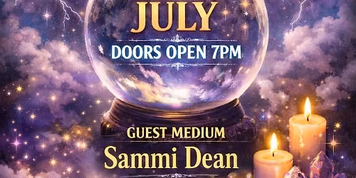 Clairvoyant Evening with Medium Sammi Dean. Pay on the Door \u00a38pp