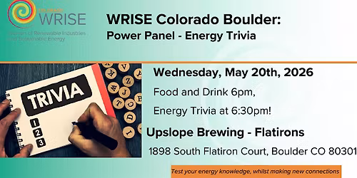 WRISE Colorado Power Panel - Energy Trivia Night!