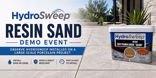 Phoenix AZ: HYDROSWEEP RESIN SAND DEMO EVENT
