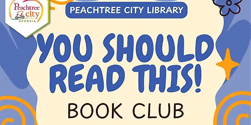 You Should Read This! Book Club - July 2026
