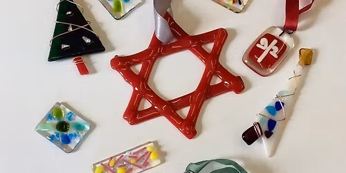 Fused Glass Christmas Decorations with Kimoci Glass