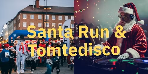 Tomtedisco & Santa Run i Umeå