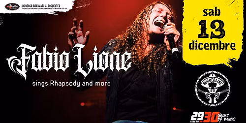 \u2606  FABIO LIONE \u2606  sings Rhapsody and more.