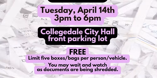 City-wide Paper Shredding Event