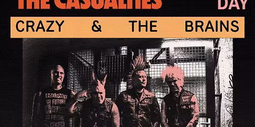 12\/18- The Casualties, Crazy & The Brains 
