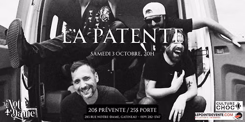 La Patente au Pub Notre-Dame