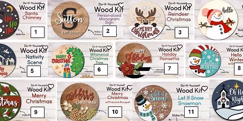 Christmas Circle Sign Class @ O So Good