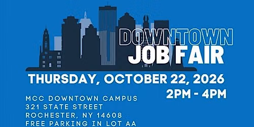Downtown Job Fair Oct 2026 (@MCC)