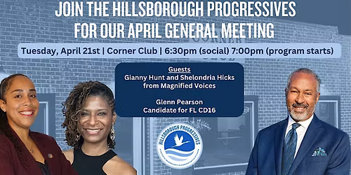 Hillsborough Progressives | April General Meeting