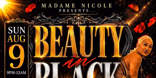 Beauty in black exotic sip n paint experience