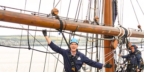 Discovery Mast Climb with NHS Tayside Charitable Foundation