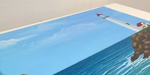 Relax & Paint: Lighthouse by the Sea