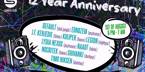 Simbiosis 12 year anniversary