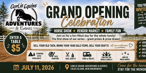 Grand Opening Horse Show and Market