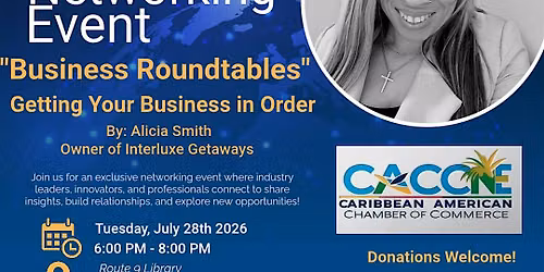 July Monthly Caribbean Networking Event - w\/ Alicia Smith!