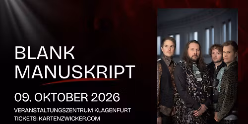 Blank Manuskript \u2013 Eine musikalische Wunderkammer live in Klagenfurt