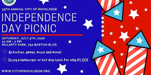 39th Annual City of Rockledge Independence Day Picnic