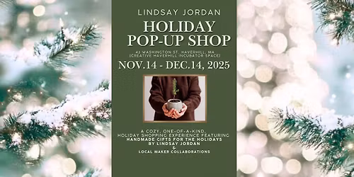 Month-Long Holiday Pop-up Shop by Lindsay Jordan