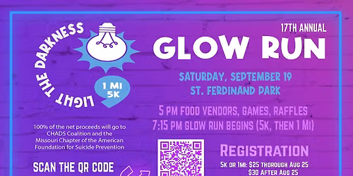 Light The Darkness - Glow Run Presented By AFSP