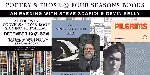 Poetry & Prose: An Evening with Steve Scafidi & Devin Kelly