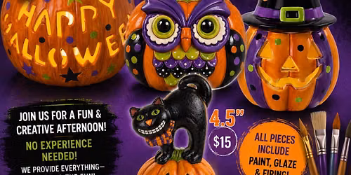 Halloween Ceramics - ONE DATE