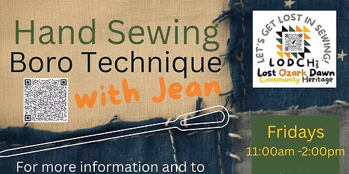 Slow Stitch Boro w\/ Jean