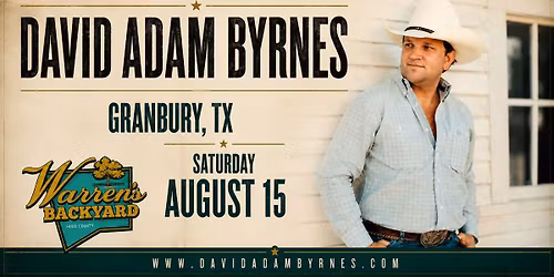 David Adam Byrnes Live at Warren's Backyard