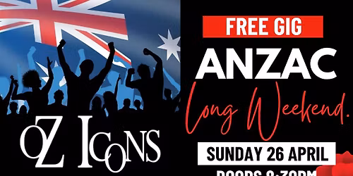 FREE GIG - SUNDAY 26 APRIL