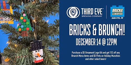 Bricks & Brunch at Third Eye Brewing Company Hamilton