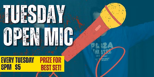 TUESDAY COMEDY OPEN MIC @ THE GIMMICK! BYOB!