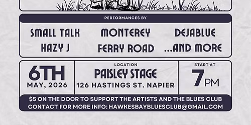 Hawke's Bay Blues Club - first live club night!