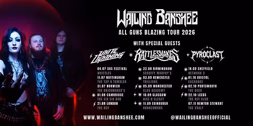 Wailing Banshee | All Guns Blazing Tour | Manchester