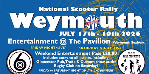 Weymouth National Scooter Rally 2026