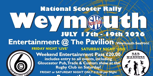 Weymouth National Scooter Rally 2026