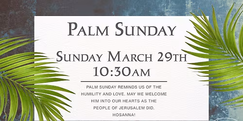 Palm Sunday