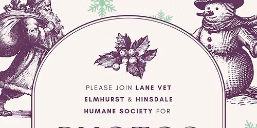 Photos with Santa benefiting the Hinsdale Humane Society