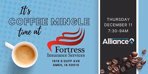 December Coffee Mingle at Fortress Insurance