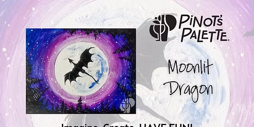 Moonlit Dragon Paint and Sip Afternoon
