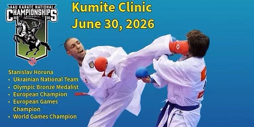 Stanislav Horuna - Kumite Clinic