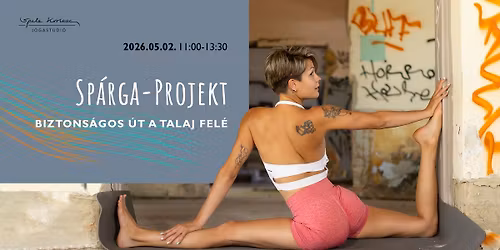 Sp\u00e1rga-Projekt: Biztons\u00e1gos \u00fat a talaj fel\u00e9