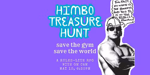 RPG Game Night, "Himbo Treasure Hunt" w\/ Cam at SQBG
