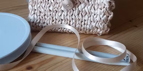 Knitted Ribbon Purse Workshop - Achievement Knitting for Novices, Ilkley
