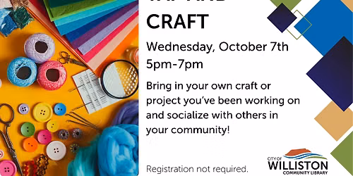 Yap and Craft - October 7th
