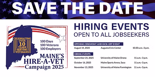 BIW at Maine's Hire-A-Vet Campaign 2025 - Farmington