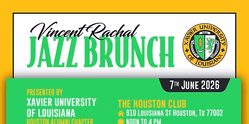 XU Houston Alumni "Vincent Rachal" Jazz Brunch 