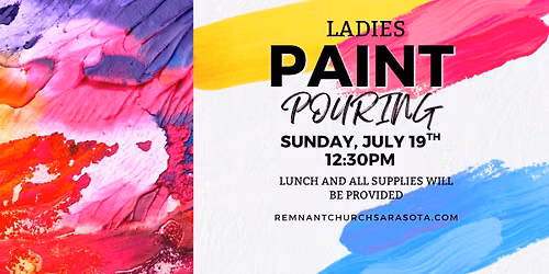 Remnant July Ladies Event | Paint Pouring