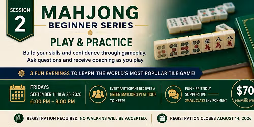 Beginner Mahjong - Session 2