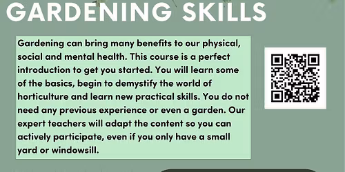 Introduction to Gardening Skills - a four week course