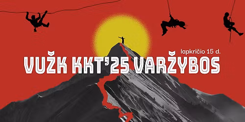 VU\u017dK KKT'25 var\u017eybos