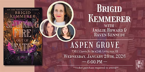 Brigid Kemmerer w\/ Amalie Howard and Raven Kennedy at Tattered Cover
